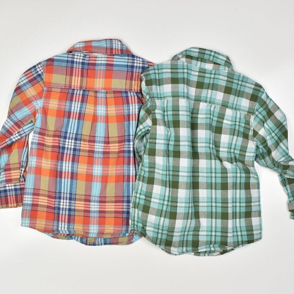 Toddler Boys Button Front Shirt BUNDLE 4t - Picture 8 of 8
